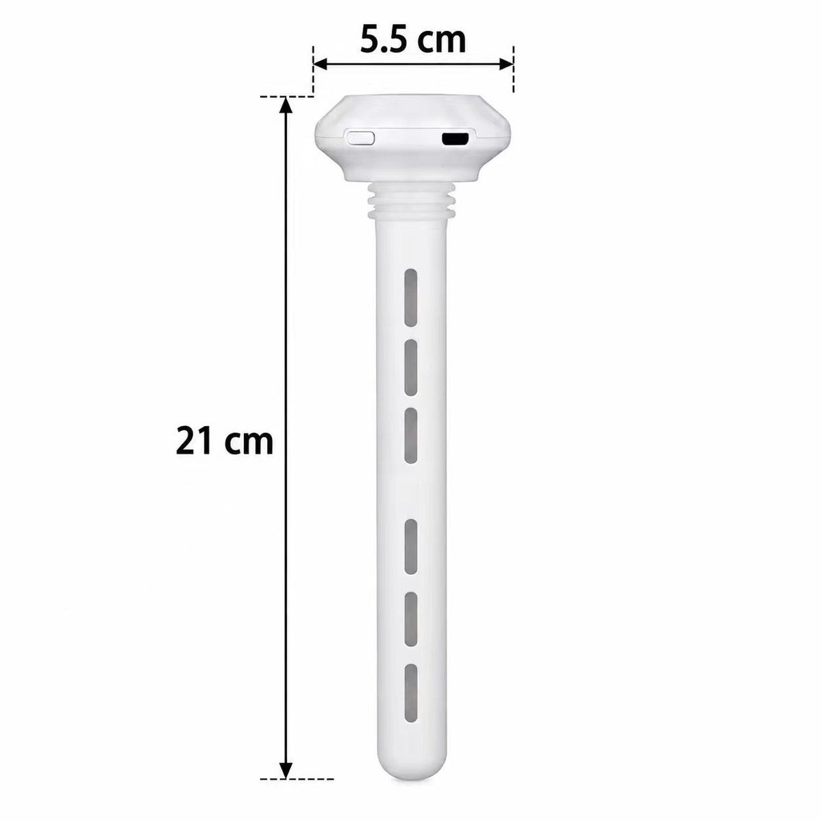 Portable USB Cool Mist Humidifier – Quiet Desk Humidifier with Replaceable Cotton Wicks for Home & Office