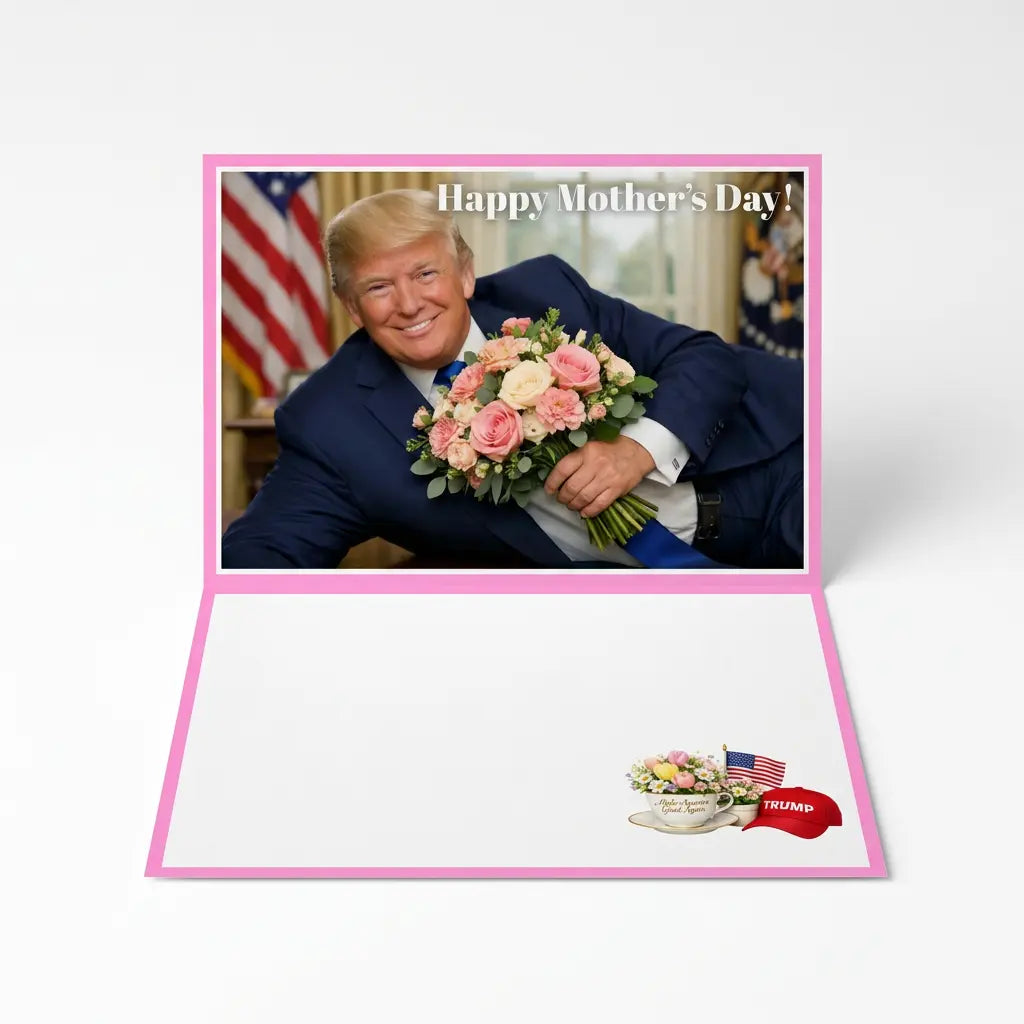 Funny Trump Talking Mother's Day Card (5x7) - Built-in Audio Greeting