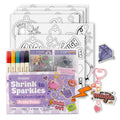 Grabie Shrink to Sparkles Craft Kit, Shrinky Dinks, Retro Style, Vintage Style