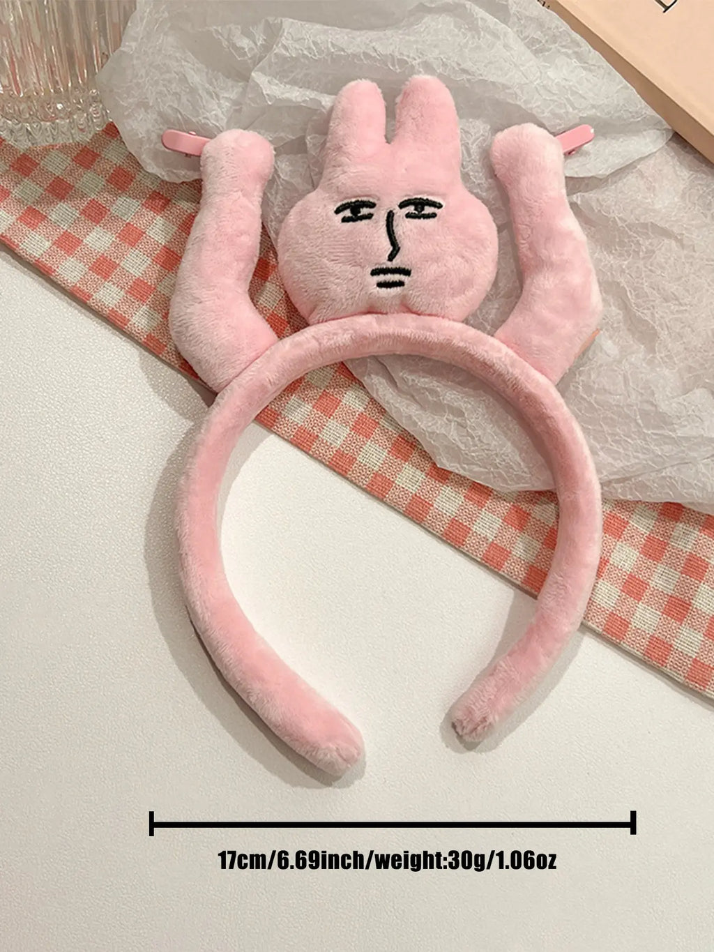 Women's Cute Cartoon Mouse Rabbit Plush Hairband, Fun Halloween Makeup Prop, Adorable Party and Holiday Costume Headwear, Fashion Hair Accessories, mothers day gift ,mothers day gift ideas, Headbands