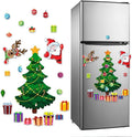 DIY Magnetic Christmas Tree Fridge Magnets Set – Reusable Holiday Refrigerator Decoration Kit with Santa, Reindeer & Gifts