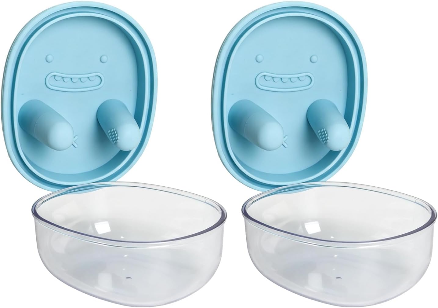 Mess-Free Snack Container with Silicone Lid, Reusable Stackable Food Storage Box for Chips, Nuts, Candy and Fruit