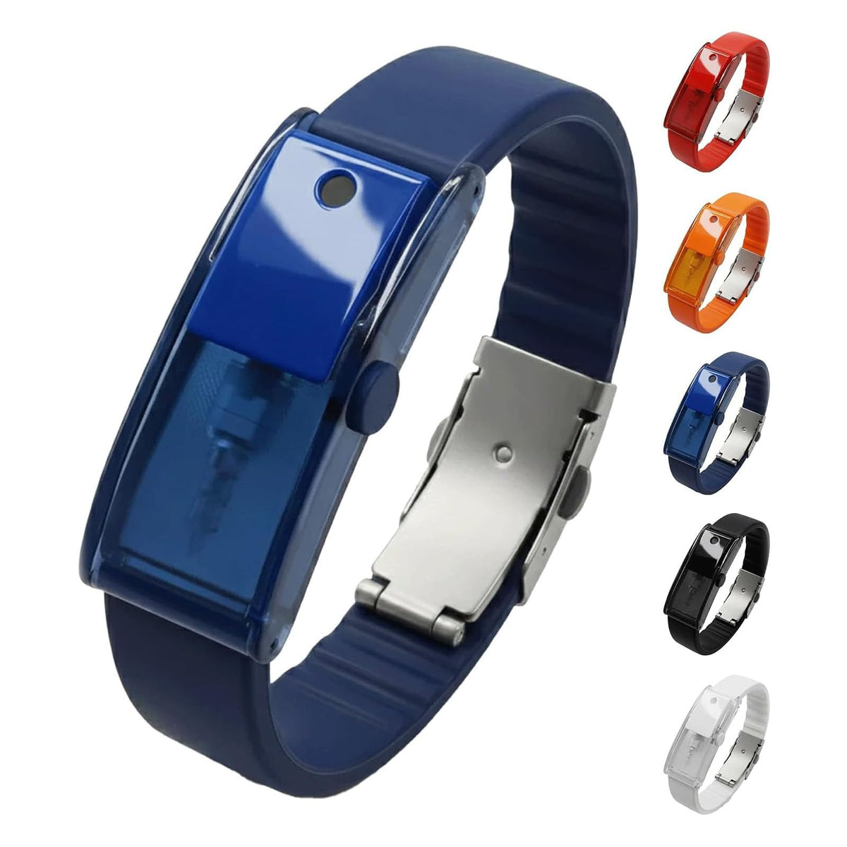 Refillable Fragrance Atomizer Bracelet, Wearable Perfume Dispenser Wristband with Adjustable Closure, Portable Scent Bracelet for Travel, Work & Daily Use
