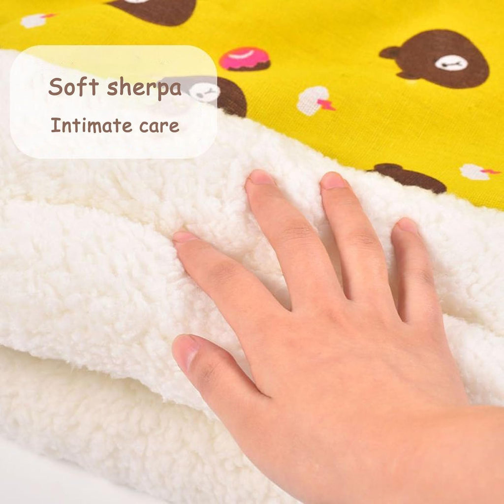 Cozy Convertible Pet Cave Sleeping Bag for Cats, Small Dogs & Rabbits – Plush Indoor Bed
