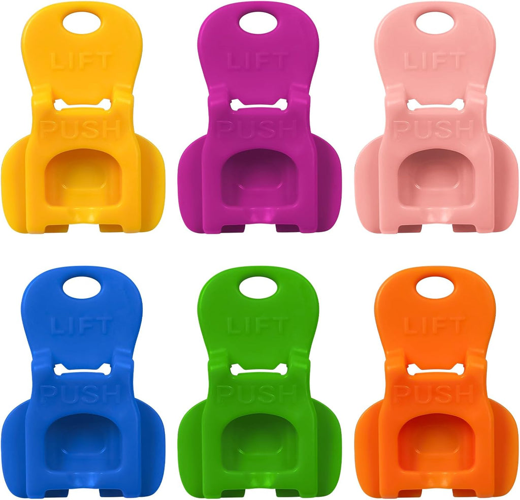 Pack of 6 Beverage Can Openers, Can Stoppers, PQKL-party Drink Cans Closure, Manual Easy Opener, Can Opener for Cola Beer Drinks