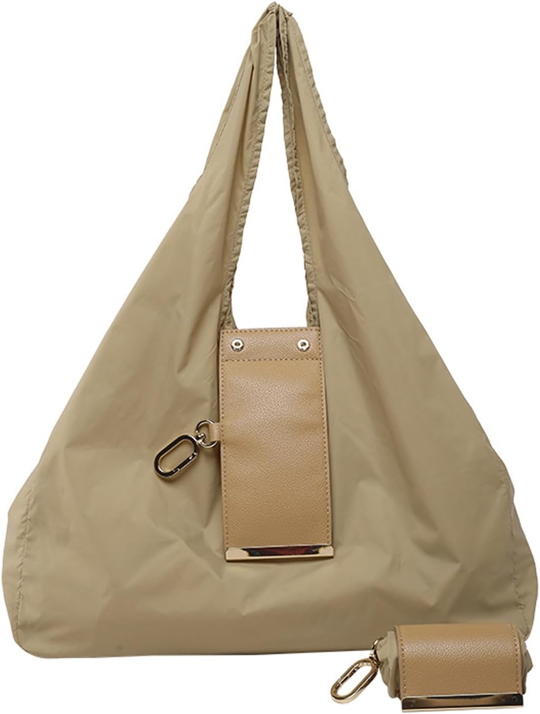 Keychain Tote Bag,Large Capacity Lightweight Foldable Waterproof Key Chain Shopping Bag with Key Ring,Mini Bag for Daily Use