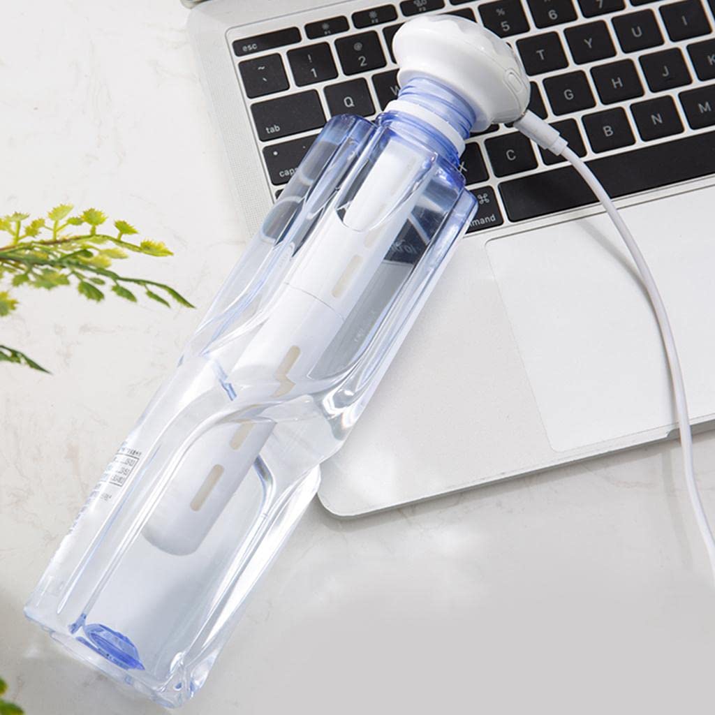 Portable USB Cool Mist Humidifier – Quiet Desk Humidifier with Replaceable Cotton Wicks for Home & Office