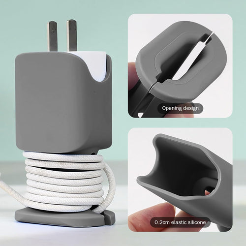 2 in 1 Silicone Charger Protector:2 Pack Charging Cable Protector,Phone Charger Cable Protector,8.5*4.5cm