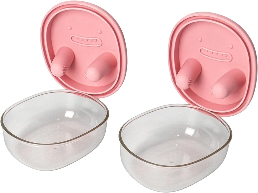 Mess-Free Snack Container with Silicone Lid, Reusable Stackable Food Storage Box for Chips, Nuts, Candy and Fruit