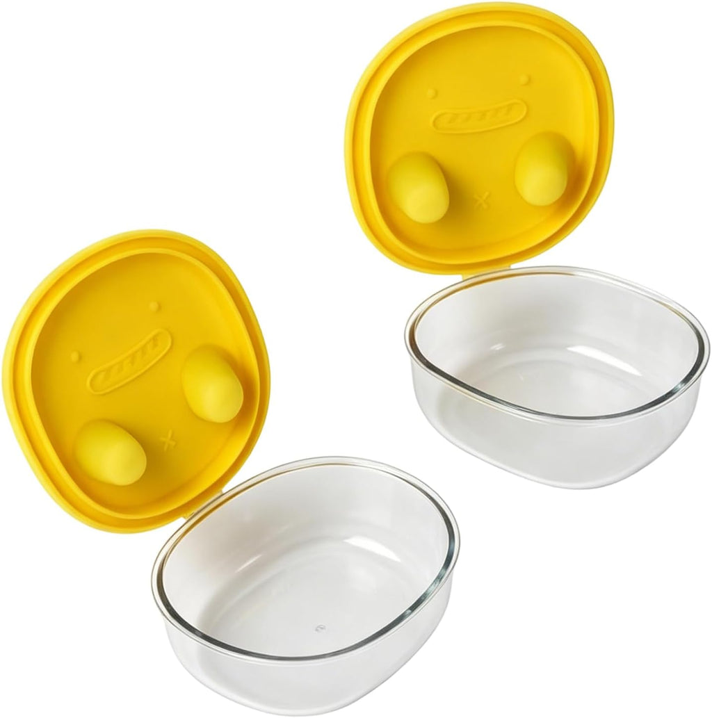 Mess-Free Snack Container with Silicone Lid, Reusable Stackable Food Storage Box for Chips, Nuts, Candy and Fruit