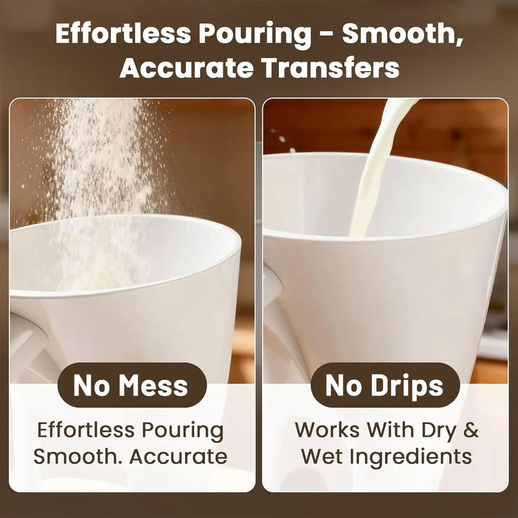 Stand Mixer Flour Funnel – Easy-Pour Baking Attachment for 4.5–5 Qt Bowls