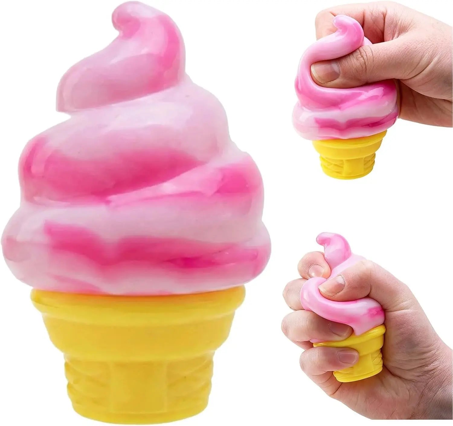 Ice Cream Squeeze Squishy, Ice Cream Squishy, Slow Rise Sensory Fidget Toy, Easter Basket Stuffers Party Favors