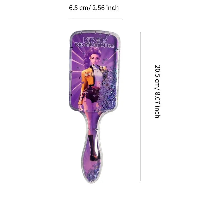 K-Pop Demon Hunters Quicksand Cushion Hairbrush