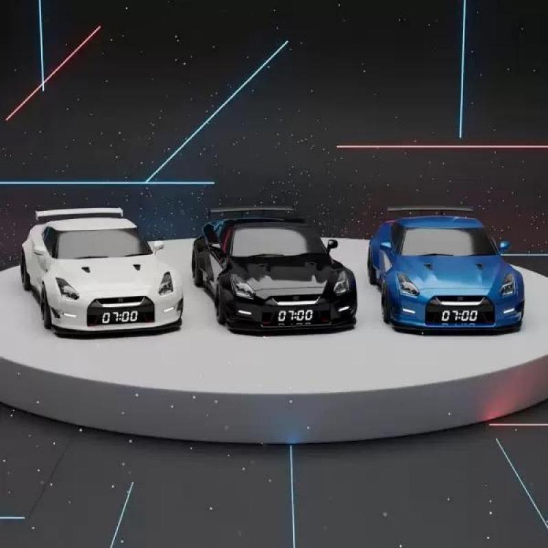 Supercar Alarm Clock Supercar Design Desktop Decoration Suitable for Car Enthusiasts