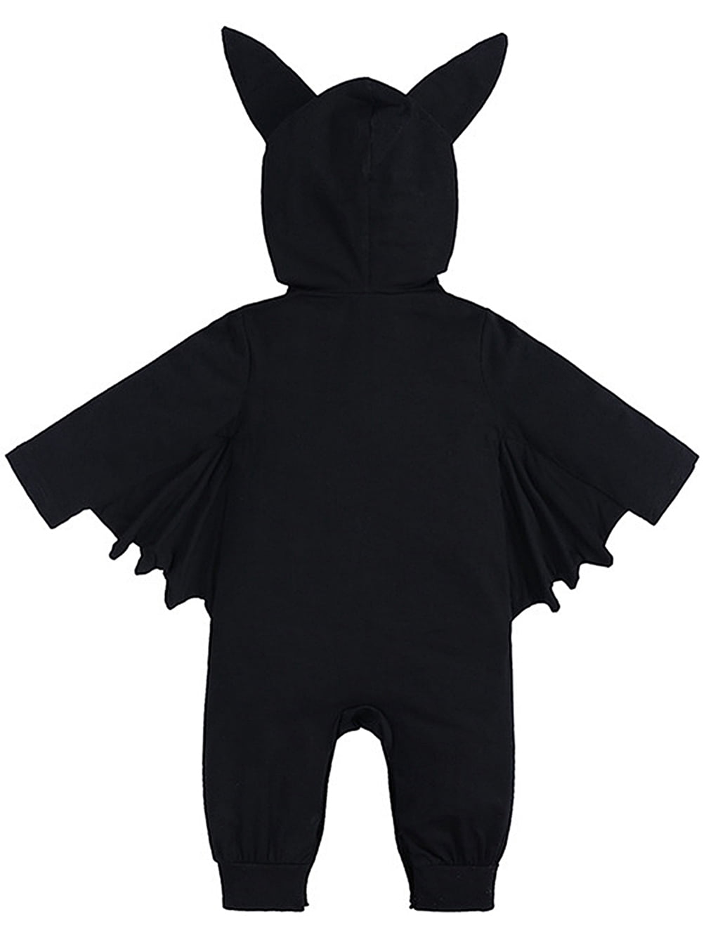 0–18M My First Halloween Costume for Baby Boys & Girls, Bat Cosplay Hooded Romper