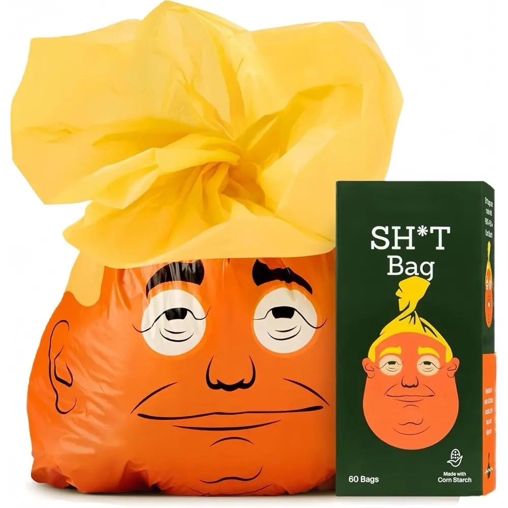 Funny Dog Poop Bags (60 Count)