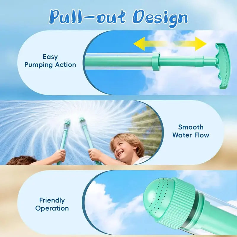 "Firework" Spray Water Gun | Multi-Hole Squirt Blaster for Pool Parties