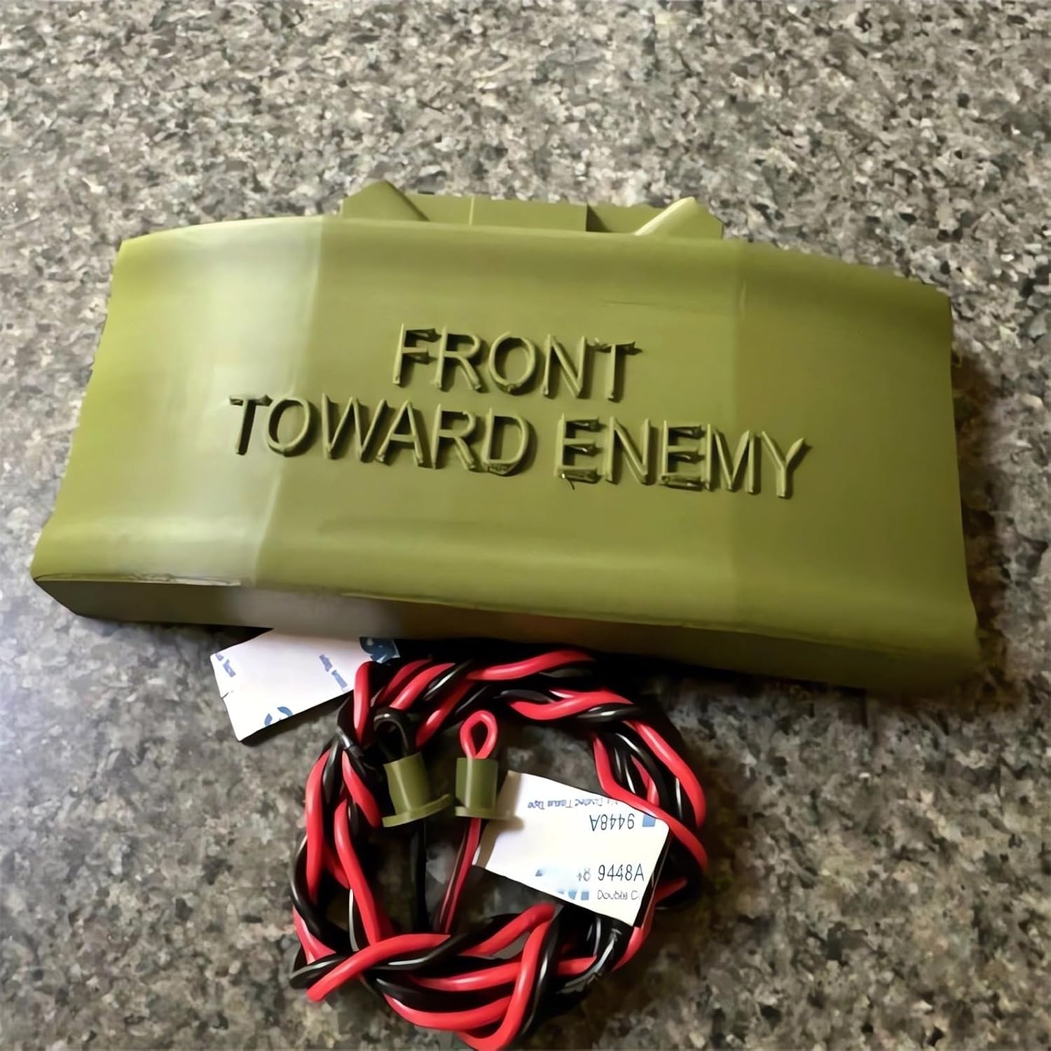 Doorbell Sign for Joke Gag Pranks Gift Front Toward Enemy Fake Mine Wire Prop Replicant Do Not Knock Disturb Ringer Doorbell Door Bell Button Cover No Soliciting Sign Decorations (1 Set)