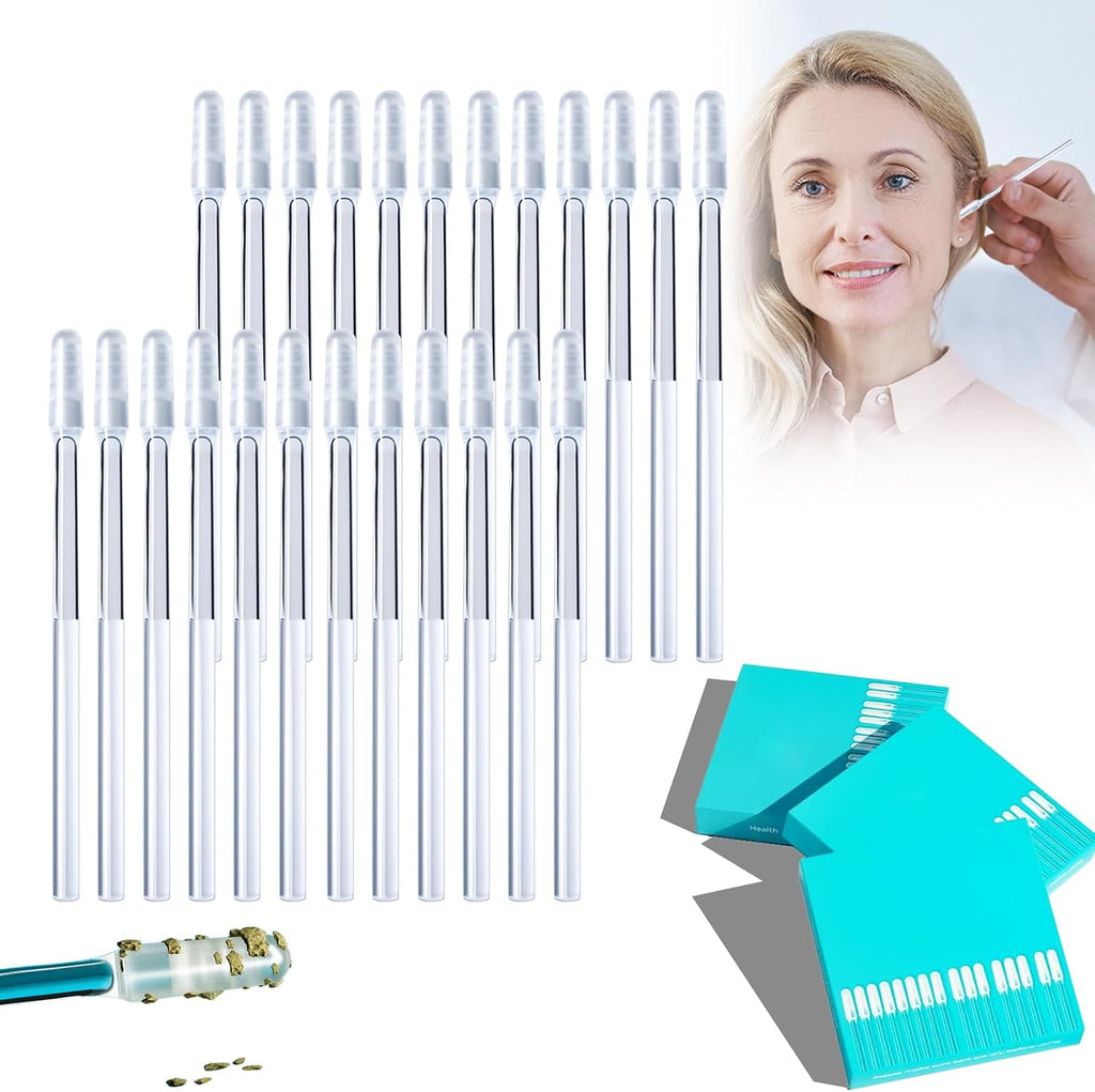 Earwax Removal Adhesive Swabs, 2026 New Reusable Ear Wax Removal Tools with Dust Cover Packaging, Adhesive Ear Cleaning Sticks for All Ages