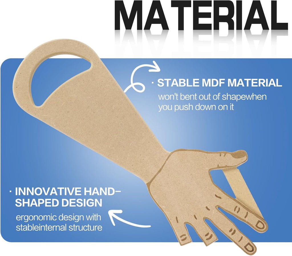 Table Saw Push Stick Hand-Shaped Push Block for Miter Saw, Router Table, Jointer – Unique Woodworking Gift for Dad, Father’s Day Project Tool, Safety Stick for Saw Table