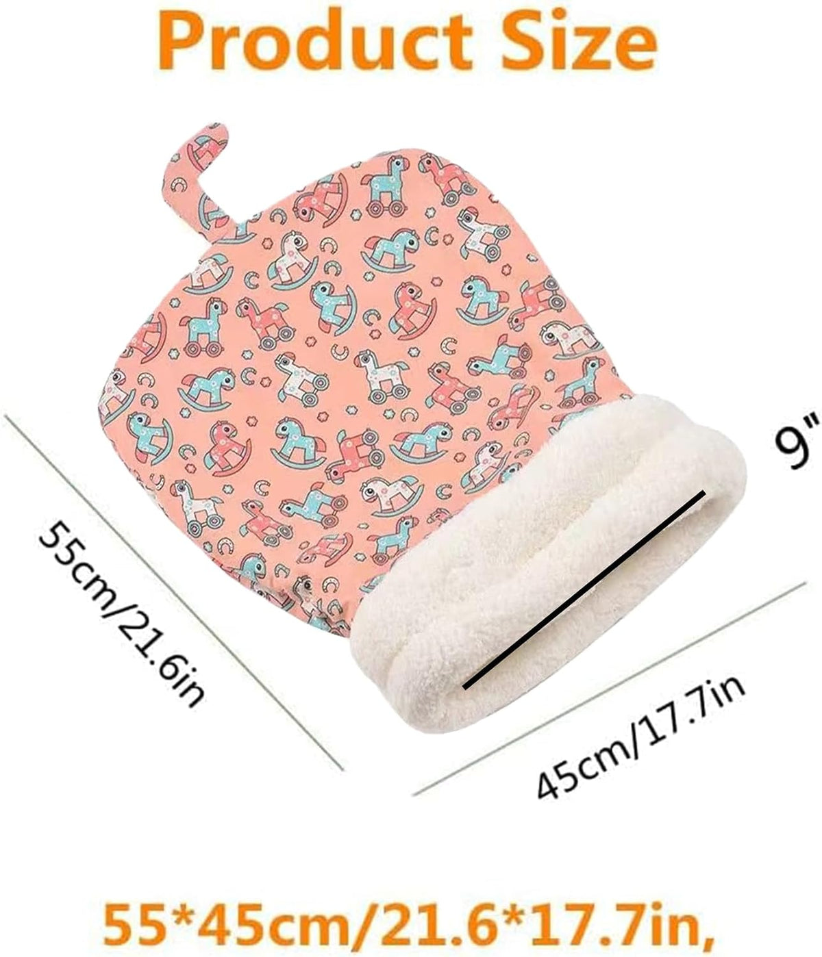Cozy Convertible Pet Cave Sleeping Bag for Cats, Small Dogs & Rabbits – Plush Indoor Bed