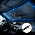Car Front Sun Umbrella, Folding Front Car Sun Umbrella, Interior Sunshade, Car Sunscreen, Design V in Rearview