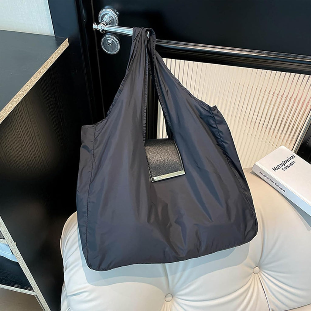 Keychain Tote Bag,Large Capacity Lightweight Foldable Waterproof Key Chain Shopping Bag with Key Ring,Mini Bag for Daily Use