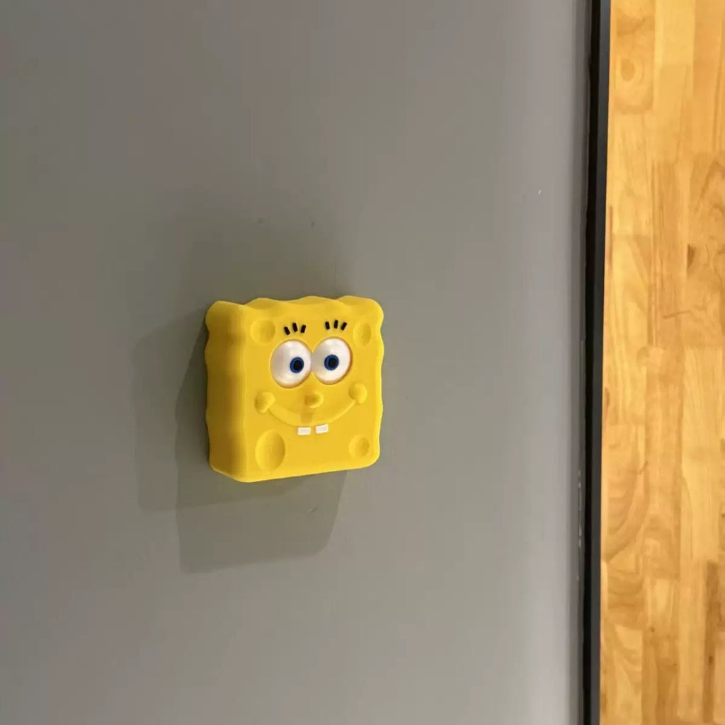 3D Printed Cartoon Octopus Light Switch Cover, Funny Eye Toggle Switch Controller, Creative Wall Switch Decoration for Bedroom, Kids Room, Bathroom, Office