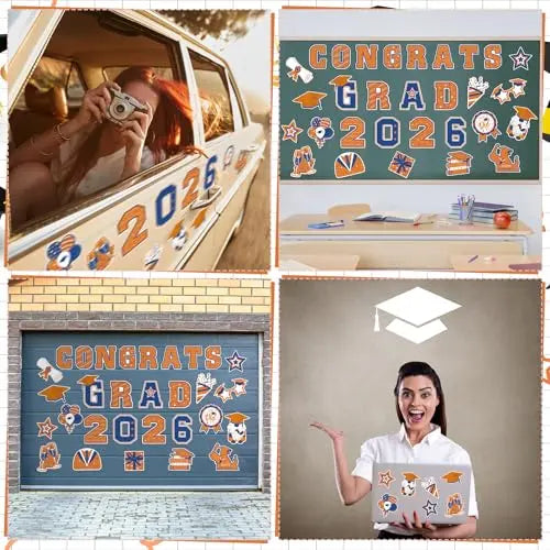2026 Graduation Car Magnets & Refrigerator Decals