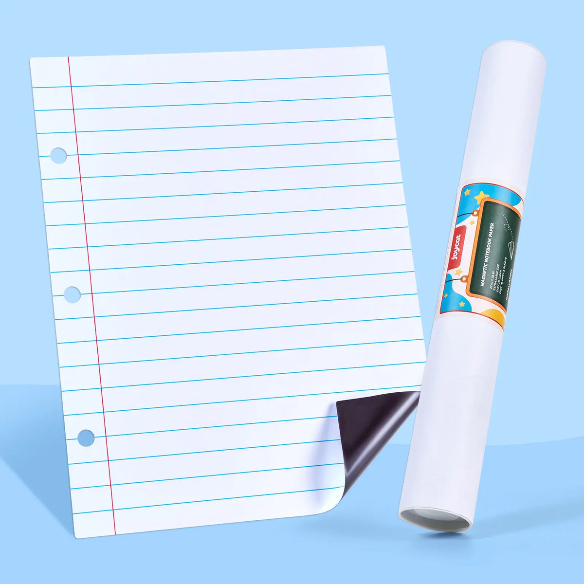 Giant Magnetic Lined Dry Erase Sheet, 22 × 16.9 in Reusable Writing Pad for Teachers, Classroom, Homeschool & Office