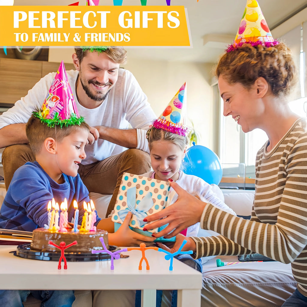 10pc Magnetic Fidget People Toys | Sensory Building Figures for ADHD & Stress Relief