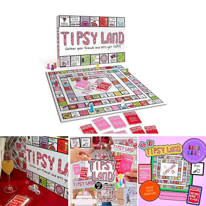 Hilarious Adult Party Board Game for Game Nights, Parties and Celebrations, Fun Challenges, Dares & Mini Competitions, 2–8 Players