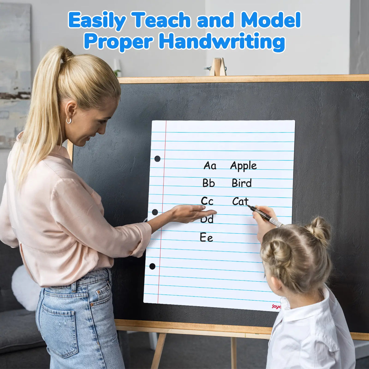 Giant Magnetic Lined Dry Erase Sheet, 22 × 16.9 in Reusable Writing Pad for Teachers, Classroom, Homeschool & Office