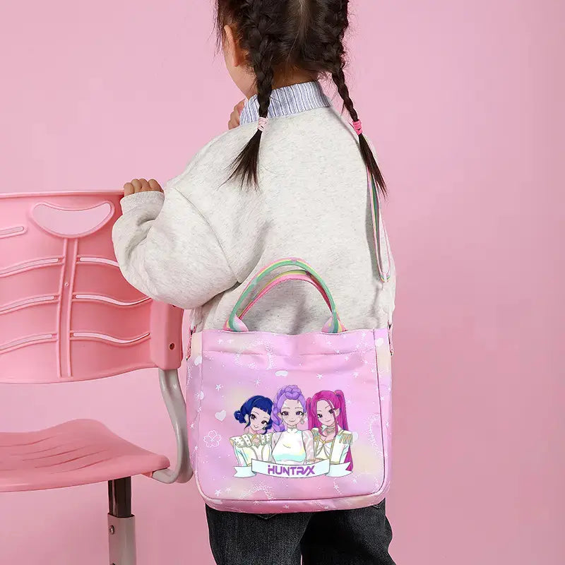 Cross-border new kpop witch hunters women's shoulder bag women's messenger bag schoolbag student campus bag