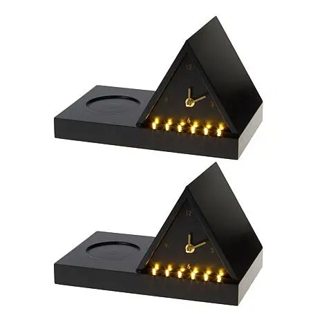 Improvements Book Rest Clock w/Light and Storage