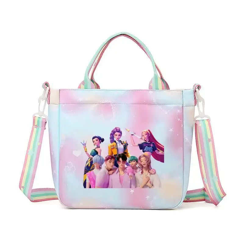 Cross-border new kpop witch hunters women's shoulder bag women's messenger bag schoolbag student campus bag