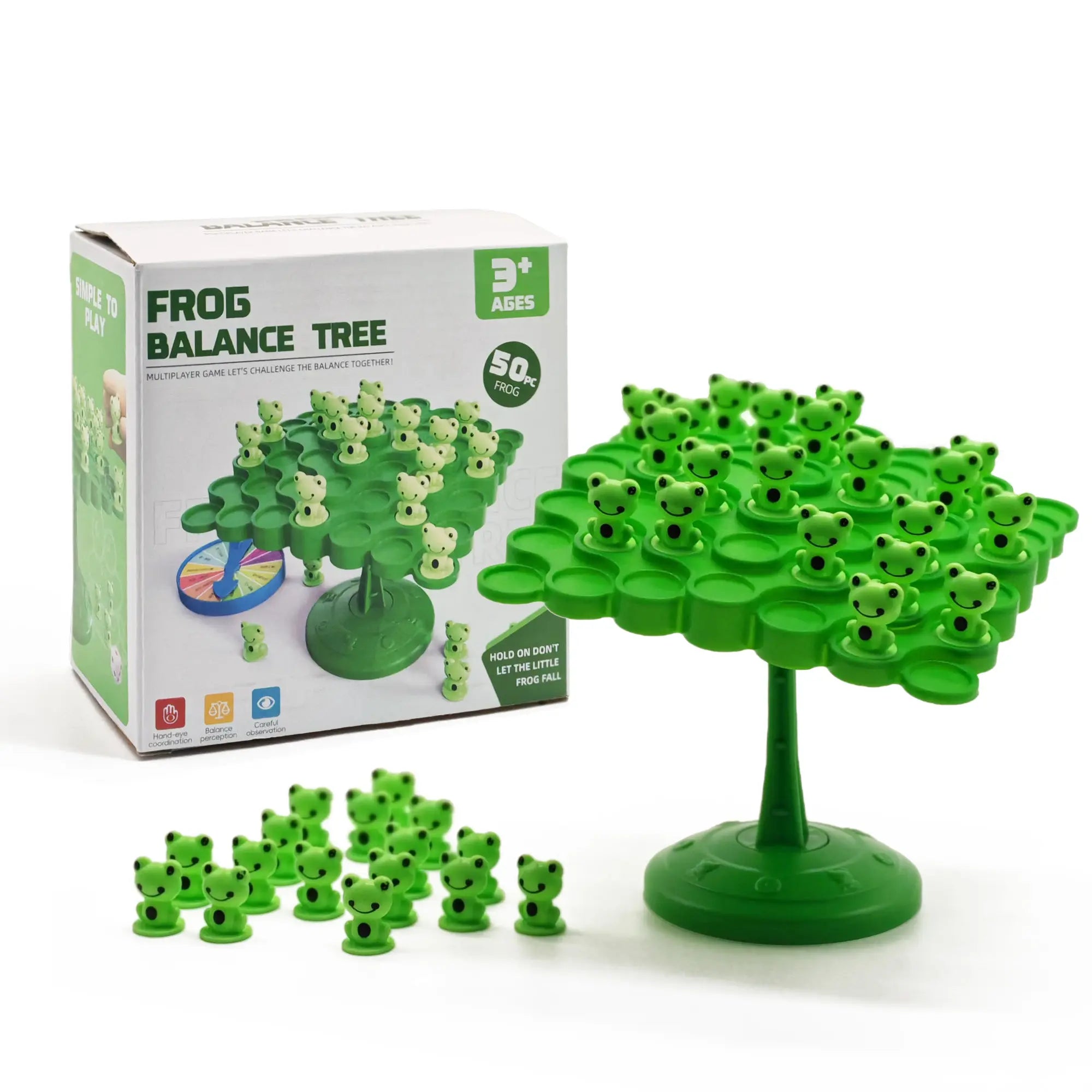Frog Balance Challenge Board Game (52pc Set) - Educational STEM Toy for Kids