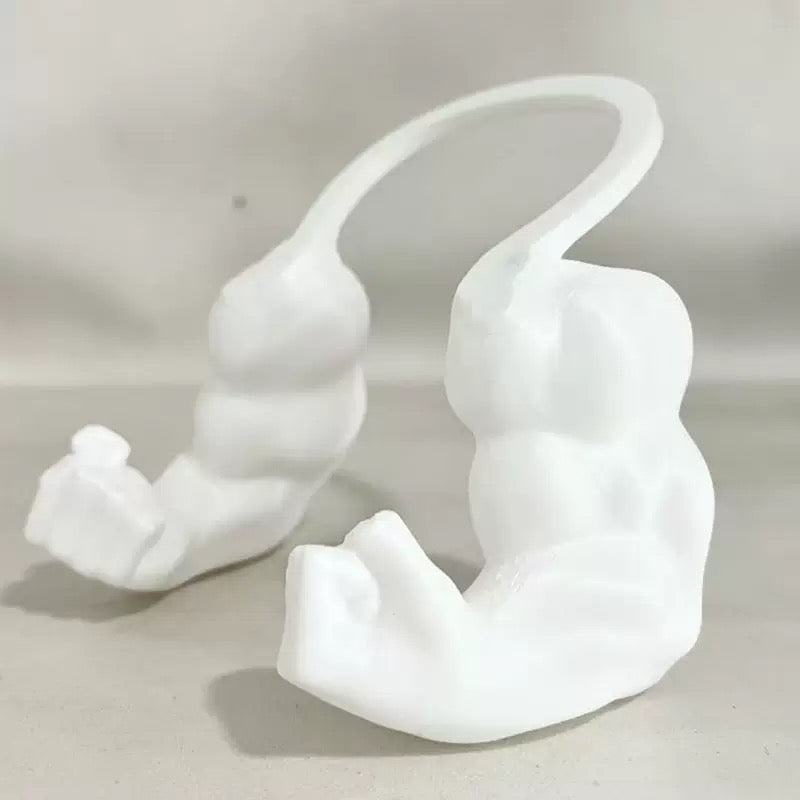 Muscle Cat Neck and Arm Accessory, 3D Printed Creative Giant Arms, Funny Cat Strong Arm Costume, Cat Muscle Arm Pet Cosplay Accessory, Easy to Put On and Take Off, for Halloween, Birthday Parties, Photo Shoots, Pet Prop Hanging Arms