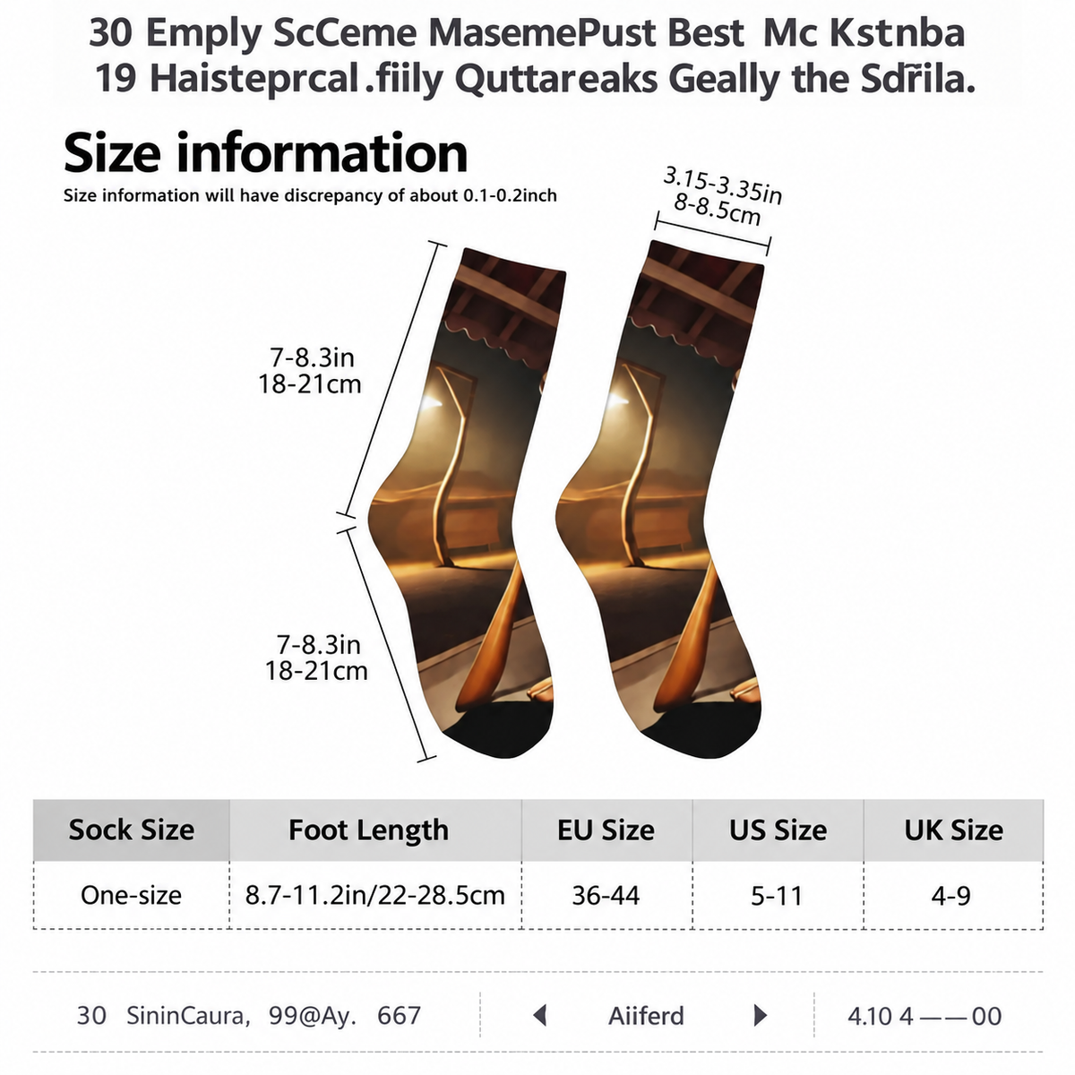 Tung Tung Tung Sahur Meme Socks, Funny Brainrot Novelty Crew Socks, Stretch Hip-Hop Print Socks, 1 Pair or 3 Pairs, Funny Christmas Gift