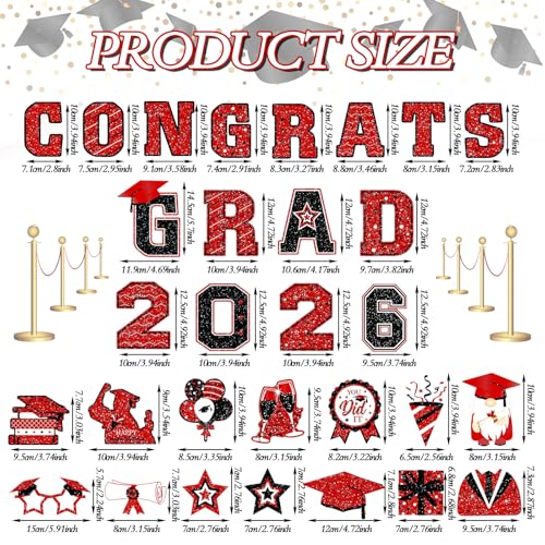 2026 Graduation Car Magnets & Refrigerator Decals