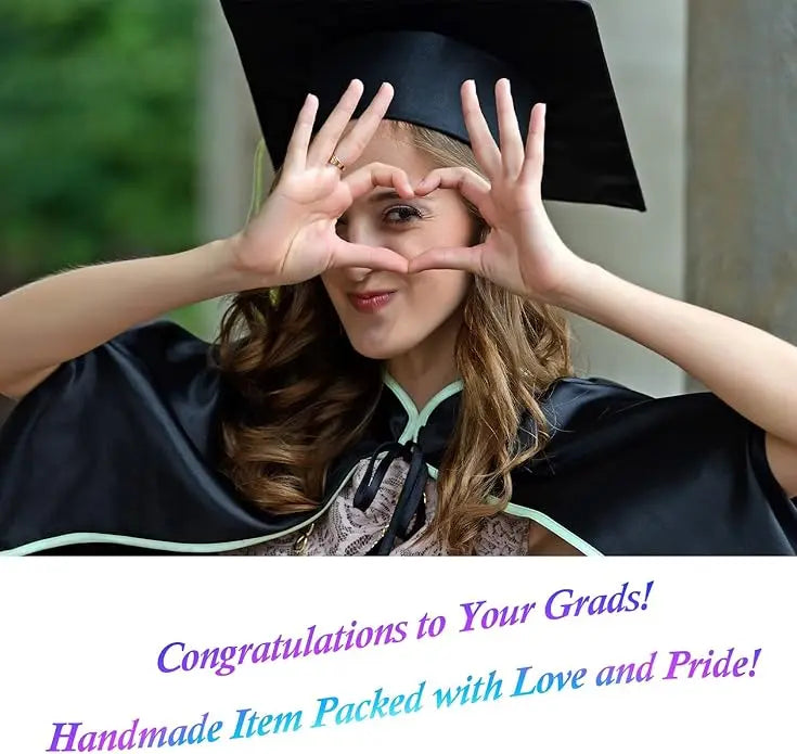 SAM & LORI Graduation Gift Bracelet | Class of 2026 Adjustable Cuff for Her & Him