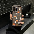 Halloween Ghost Pumpkin Bow Pattern Phone Case, Shockproof Drop-Resistant Protective Cover for iPhone 11–16 Series