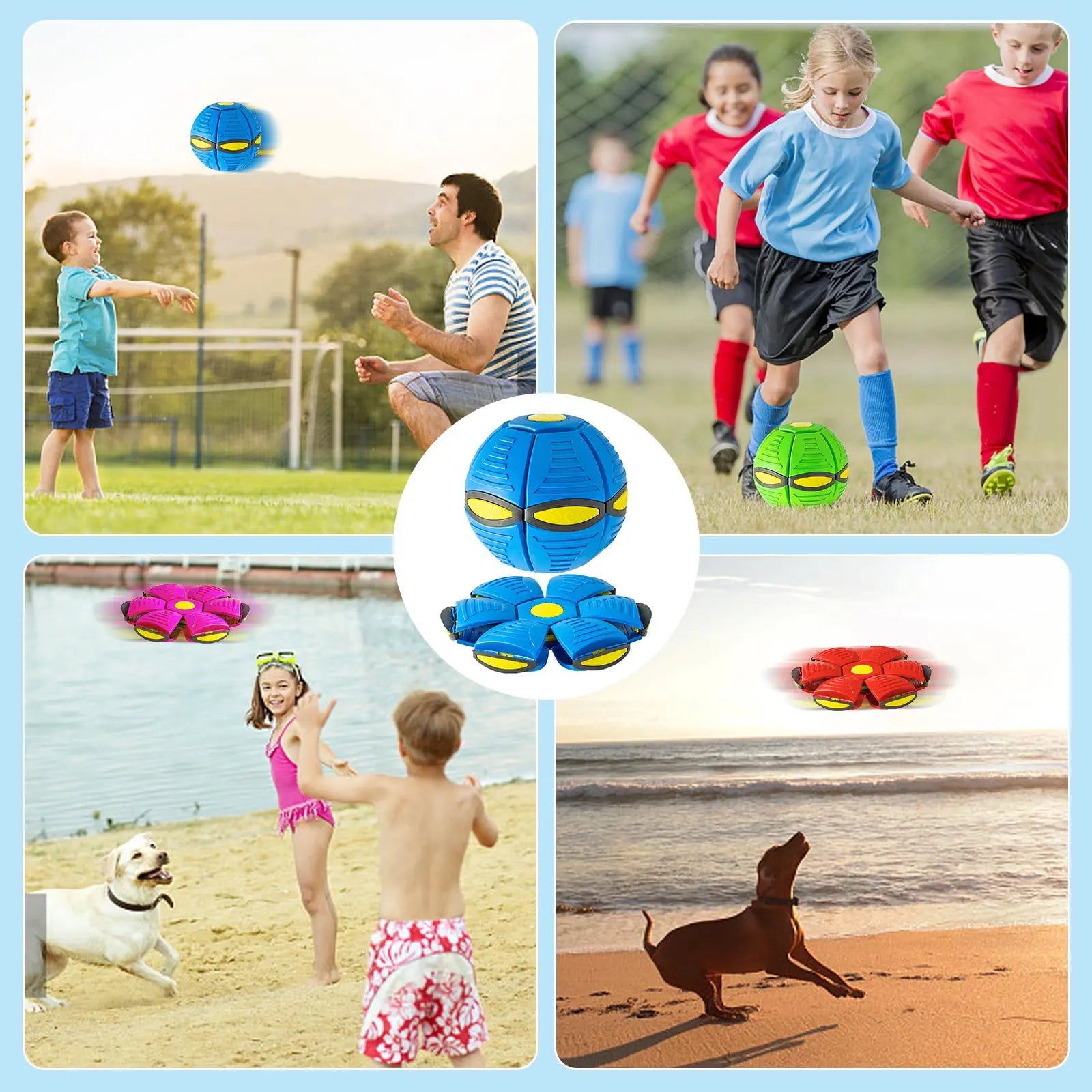 Children's Bouncing Ball,Magic Metaball,Magic Flying Saucer,Bouncy Ball,Kids Toy Ball,Parent-Child Interaction