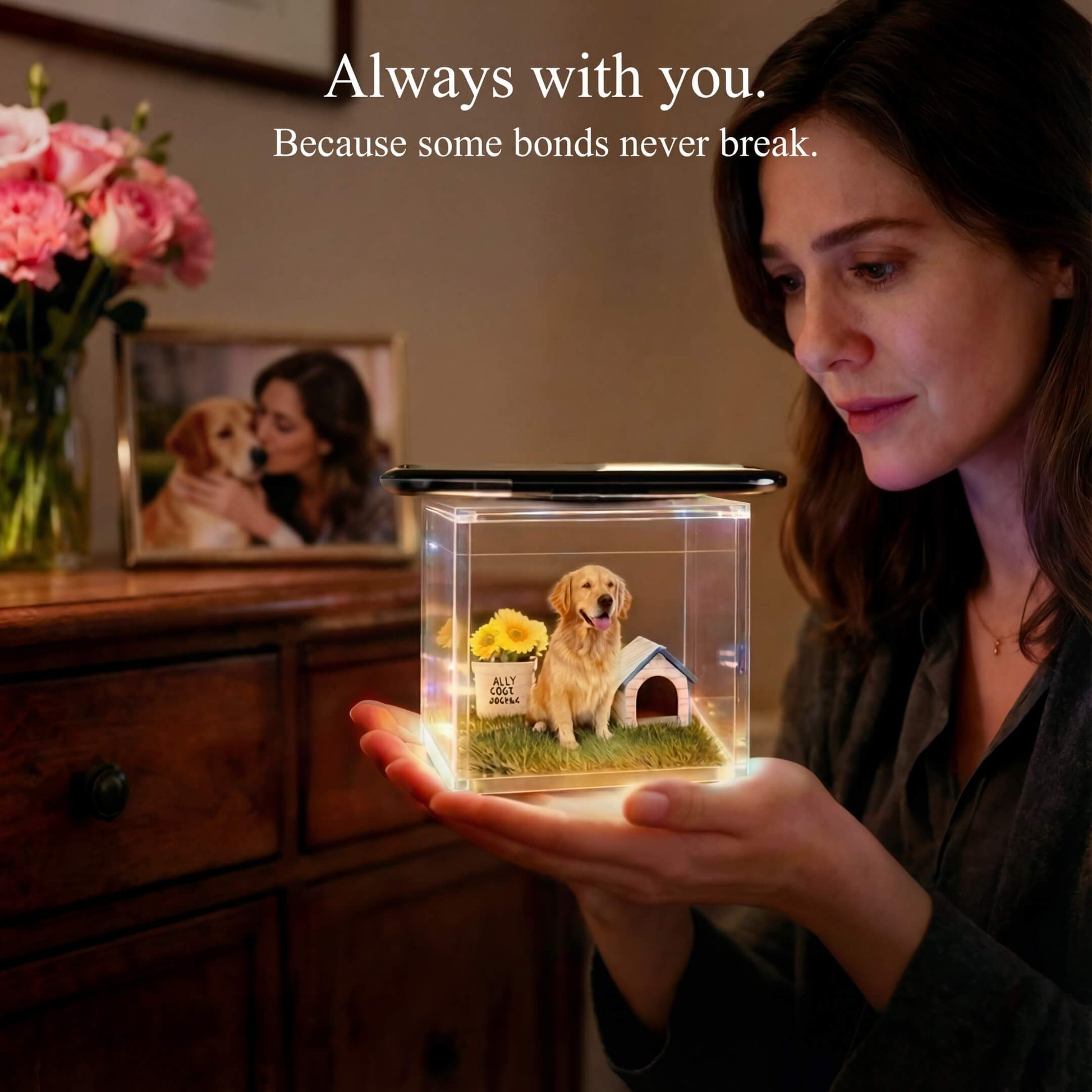 Personalized Holographic Memory. Keep their memory close always.