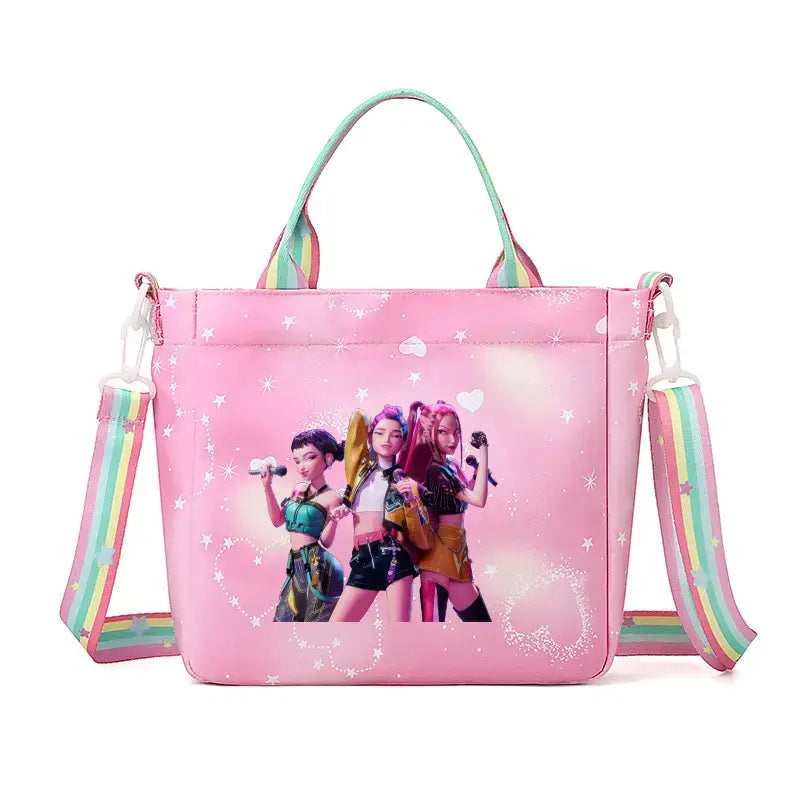 Cross-border new kpop witch hunters women's shoulder bag women's messenger bag schoolbag student campus bag