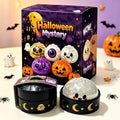 Halloween Dumpling Squishy Toy with Steamer-Style Storage Box, Slow-Rising Squeeze Toy, Spooky Sensory Party Favor & Gift
