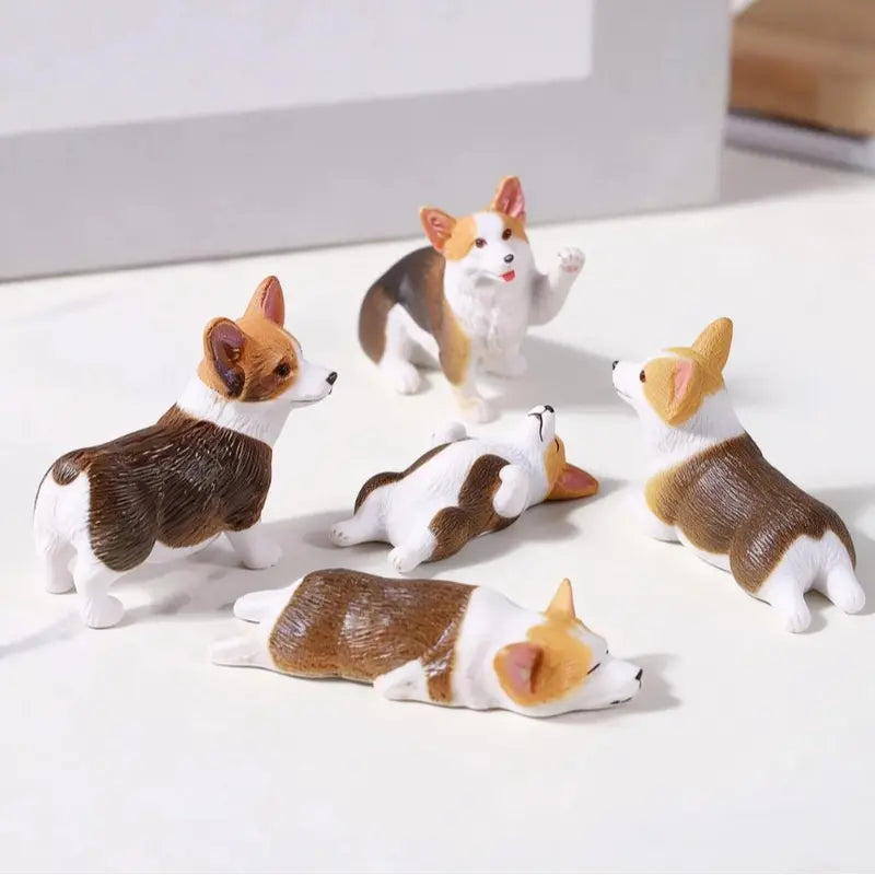 MUNBYN 2026 Mini Cat Desk Figurines Set of 5