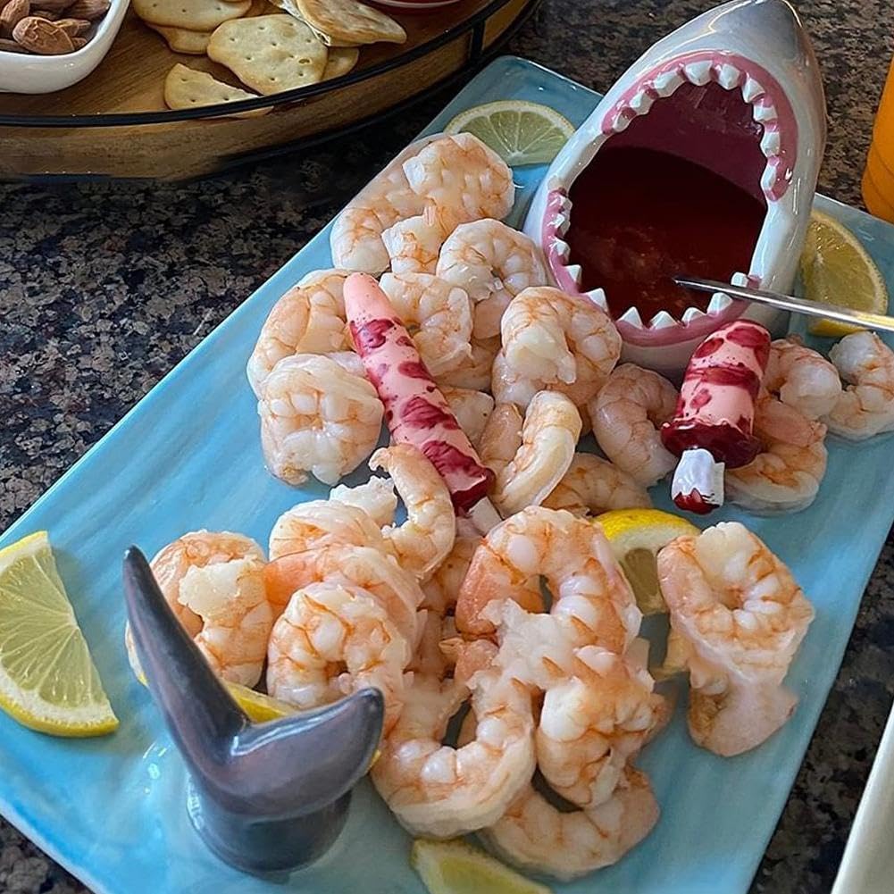 Hungry Shark Ceramic Plate
