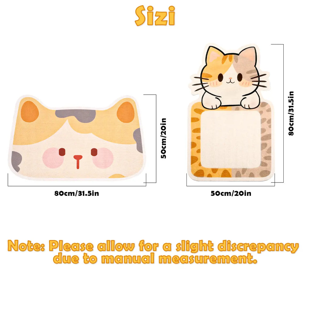 SmartWell Self-Adhesive Cat Scratcher Mat, 5D Woven Wall & Furniture Protector