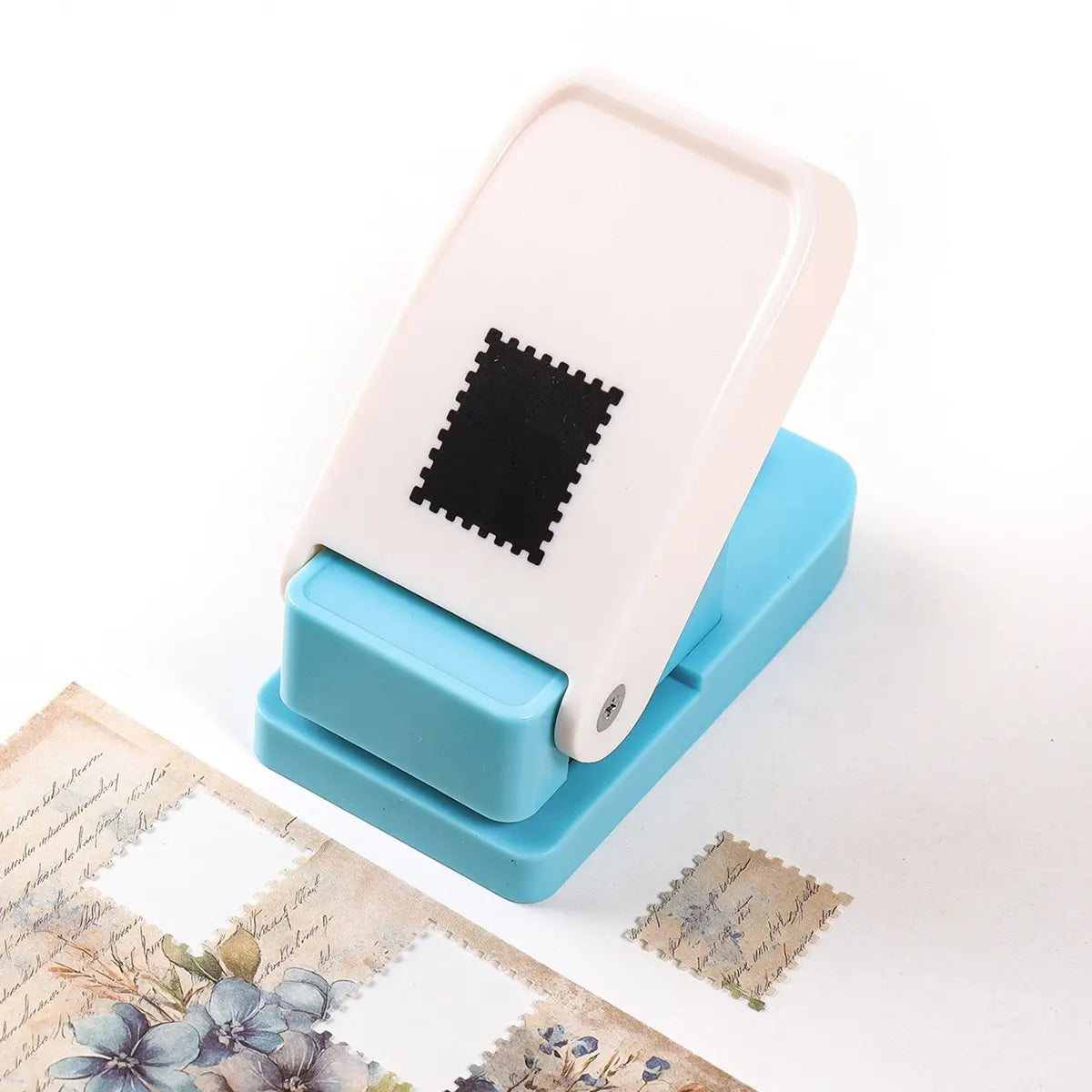 Stamp Punch, 1X0.8inch Postage Stamp Puncher for journaling